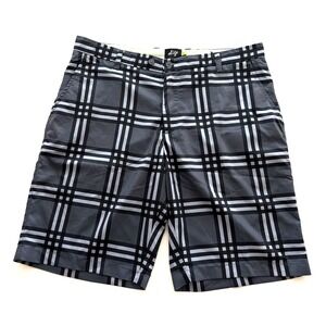 Sligo Golf Shorts Mens‎ 34 Plaid Stretch Performance Lightweight Casual Pocket